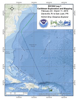 Okeanos Explorer (EX1502L1): Caribbean Exploration and Mapping I Overview Map