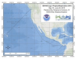 Okeanos Explorer (EX1503L2): Tropical Exploration 2015 (Mapping) Overview Map