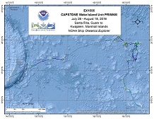 Okeanos Explorer (EX1606): CAPSTONE Wake Island Unit PRIMNM (ROV & Mapping) Overview Map