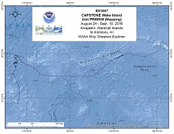 Okeanos Explorer (EX1607): CAPSTONE Wake Island PRI MNM (Mapping) Overview Map