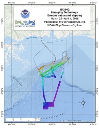 Okeanos Explorer (EX1802): Gulf of Mexico Mapping and Emerging Technology Demonstration (Mapping) Overview Map