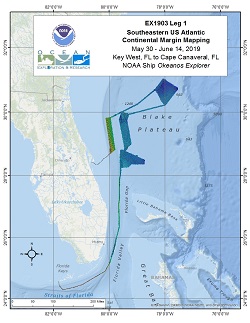 Southeastern US Atlantic Continental Margin Mapping Overview Map