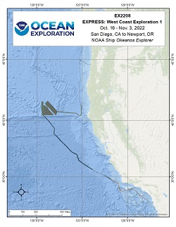 EXPRESS: West Coast Exploration 1 (Mapping) Overview Map