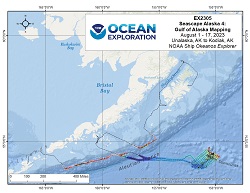 Okeanos Explorer (EX2305): Seascape Alaska 4: Gulf of Alaska Deepwater Mapping Overview Map